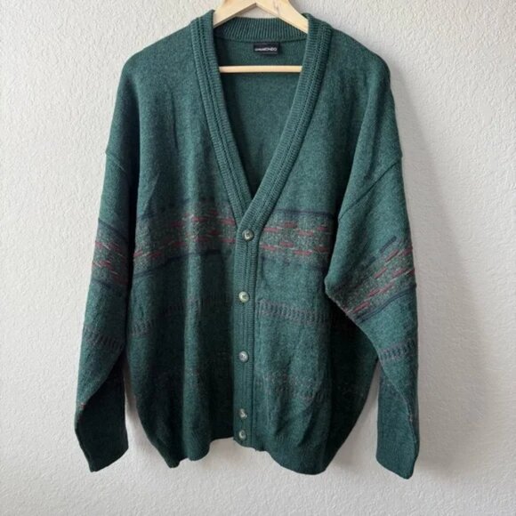 Giramondo Alpaca/Merino Wool/Polyester blend vintage cardigan. - Picture 1 of 5